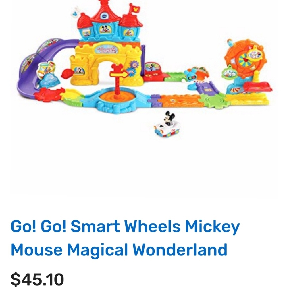 Vtech Mickey Mouse Track With Extra Cars